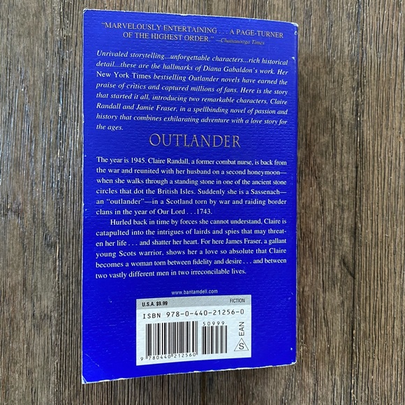 4/$20 Outlander by Diana Gabaldon - Picture 3 of 6